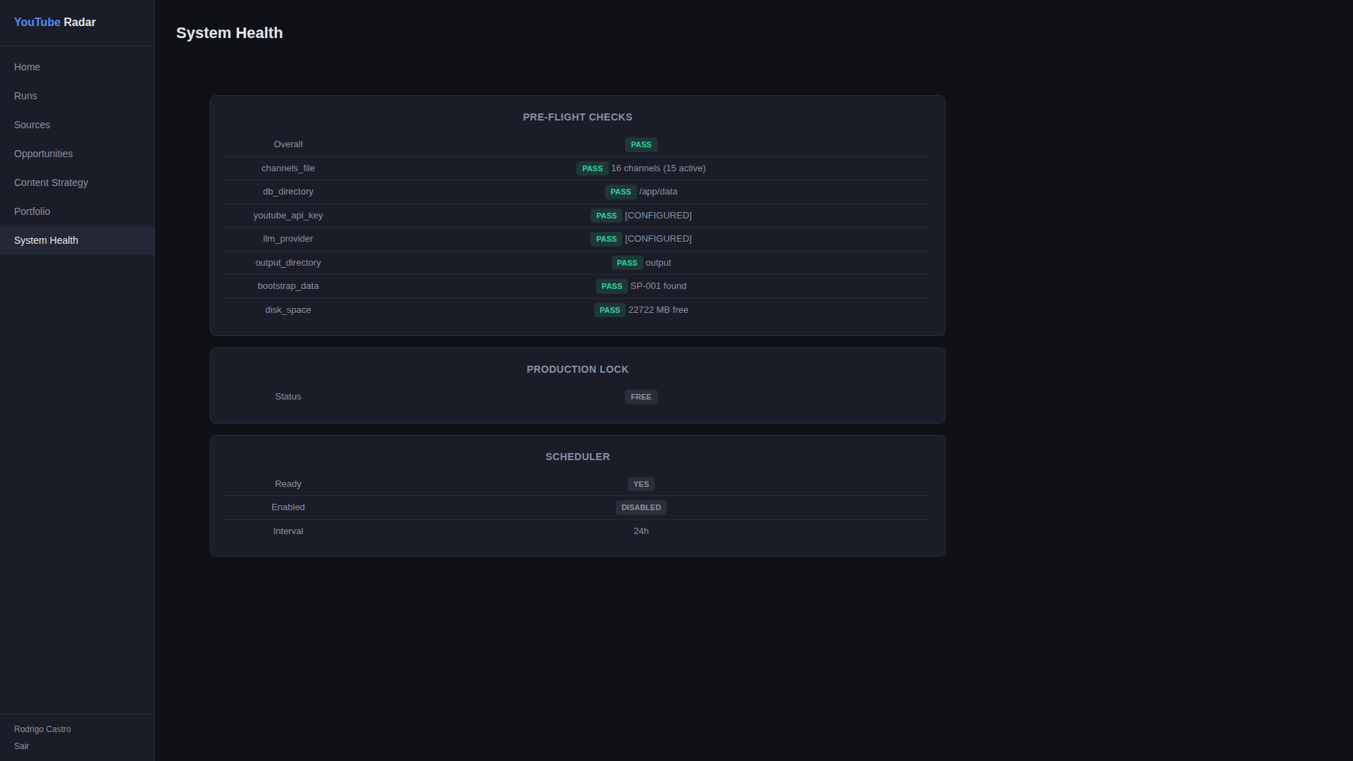 System Health